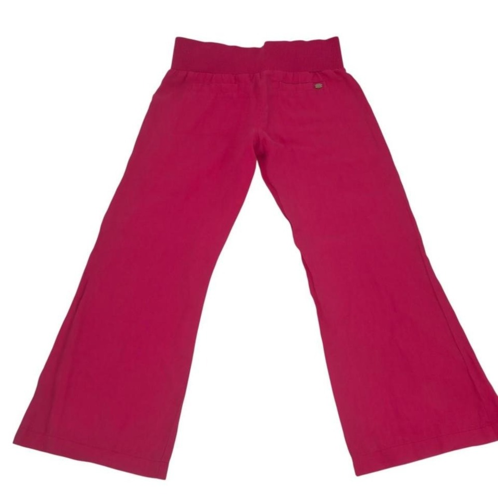 G by Guess Y2K Hot Pink Low Rise Wide Leg Linen Pants